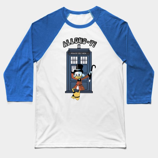 Scrooge Mc Ducktor Baseball T-Shirt by Thirrin